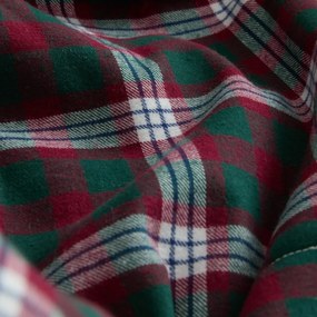 Plaid van flanel en sherpa, LUNAY