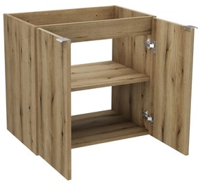 Comad Nova Oak onderkast met 2 deuren 60x40x60cm eiken