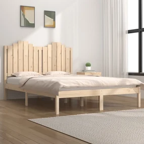 vidaXL Bedframe massief grenenhout 180x200 cm 6FT Super King