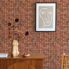 Houten Mozaïekpaneel | Arisauro | 30×30 cm | Hout | Tegel