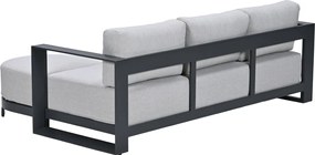 Garden Impressions Malakka loungebank chaise longue - donker grijs