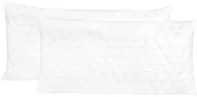 vidaXL Kussens 2 st 80x40x14 cm traagschuim