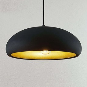 Moderne hanglamp zwart met goud - Gerwina