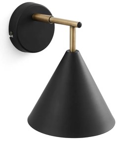 Richtbare wandlamp in smeedijzer, Hiba