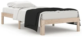 vidaXL Bedframe massief hout 90x190 cm 3FT Single