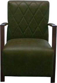 Fauteuil - Isabella - leer Colorado groen 08