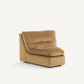 Modulaire hoek in linnen fluweel, GIULIANO