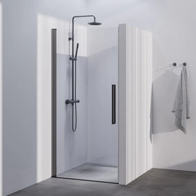 Brauer Season nisdeur met draaideur 80cm gunmetal