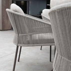 4 Seasons Florence dining chair terre with 2 cushions