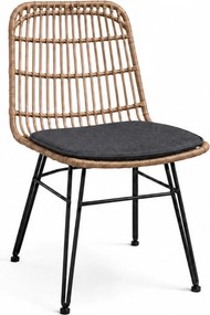 The Outsider Rotan Stoel - Eivissa - Wicker - Antraciet - The Outsider