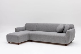 Hoekbank Eddy links bouclé | Atelier Del Sofa