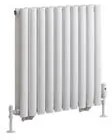 Eastbrook Tunstall dubbele radiator 60x60cm 818W wit mat