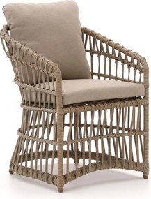 Dining tuinstoel | Intenso Cameri | Wicker (vlechtwerk) | Taupe | Kees Smit Tuinmeubelen