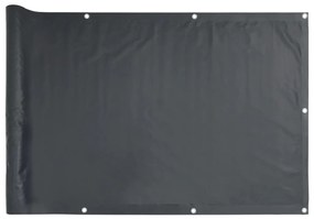 vidaXL Balkonscherm 75x300 cm oxford stof antraciet