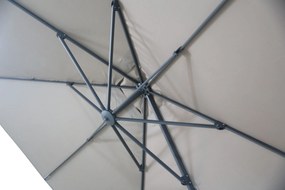 Zweefparasol  3x3m S1 (excl. voet) Taupe-naturel-bruin Camello Diego