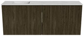 Mondiaz Joya DLux 100cm toiletmeubel shadow met wastafel faye links 1 kraangat opalo