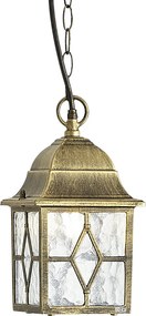 Klassieke hanglamp antiek goud IP23 - London