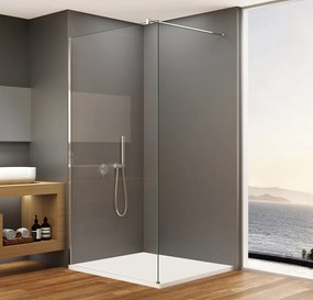 Bruckner Spitza douchewand 100x200 chroom