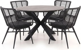 Diningset Intenso | 4 personen | Tuinset polywood | 5-delig | Kees Smit Tuinmeubelen