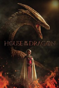 Kunstafdruk House of the Dragon - Rhaenyra Targaryen, (26.7 x 40 cm)