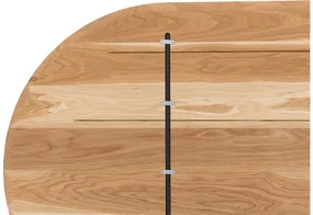 Goossens Excellent Eettafel Floyd, Semi rond 240 x 100 cm
