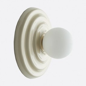 Wandlamp van keramiek en opaline glas, Holi