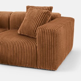 XL corduroy hoekbank links, LIORA