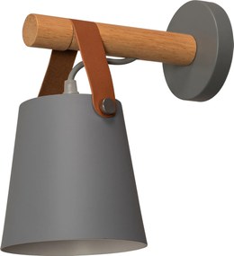 Wandlamp Metalen Wandlamp Met Streep Grijs APP468-1W GRIJS