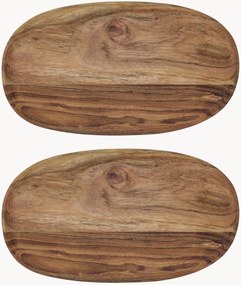 Houten dienbladen George, 2-delig