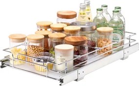 VEVOR Uitschuifbaar Kruidenrek (310x533x85 mm) Keukenkastje met Schuiflade Kruidenrek Keukenkastje Organizer Onderkastplank 340x563x185 mm (Installatieafmetingen)
