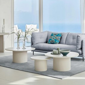 Salontafel in massief acacia, hoogte 31 cm, Oreus