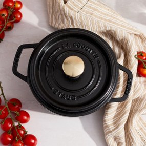 Staub La Cocotte Cocotte 16 cm / 1,25 l, Rond, Zwart - La Cocotte - Staub