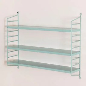 Modulaire Wandrek ↔︎60 Cm Van Staal Emine Groen – Spar - Sklum