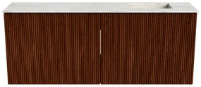 Mondiaz Joya DLux 100cm toiletmeubel ruby met wastafel faye rechts zonder kraangat ostra