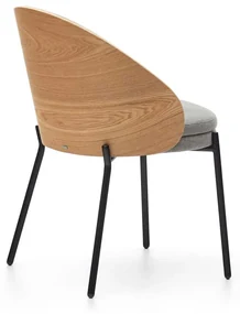 Kave Home Eamy Eetkamerstoel Met Houten Rugleuning Naturel