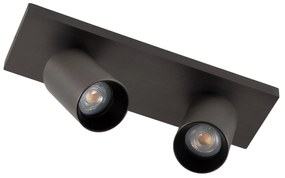 Lynn 2 Opbouwspot Gun Metal met Smart RGB LED