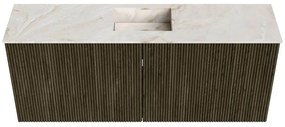 Mondiaz Joya DLux 100cm toiletmeubel shadow met wastafel faye midden 1 kraangat frappe