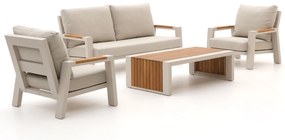 Stoel-bank loungeset Bellagio  | 4 personen | Loungeset Beige/Wit | Aluminium | Kees Smit Tuinmeubelen