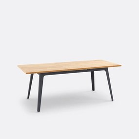 Tafel met 2 verlengstukken 6/8 personen, Daffo