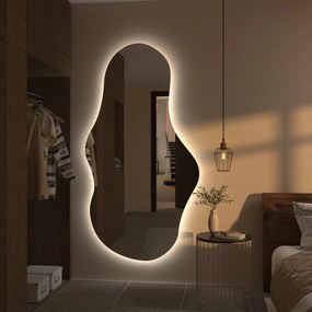 Atypische spiegel met LED-verlichting G1