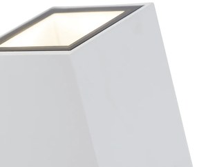 Buitenlamp Moderne wandlamp wit 2-lichts GU10 AR70 IP54 - Baleno Modern GU10 IP54 Buitenverlichting