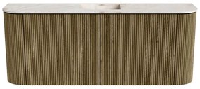 Mondiaz Joya DLux 105cm toiletmeubel ronding links/rechts dusk met wastafel faye midden 1 kraangat frappe