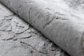 Tapijt MEFE modern  Rond ,  6182 Beton - Structureel,  twee poolhoogte , grijskleuring