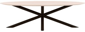 Goossens Excellent Eettafel Gs-1302, Ovaal 260 x 130 cm