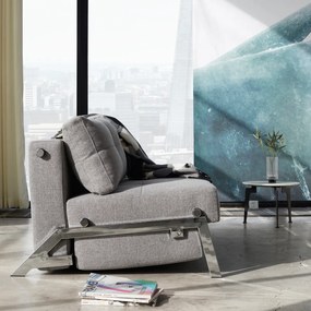 Innovation Living Cubed 140 Chrome 2-persoons Slaapbank 140