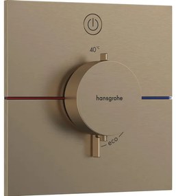 Hansgrohe Showerselect thermostaat inbouw voor 1 functie brushed bronze 15571140