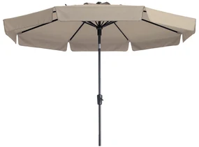 Madison stokparasol Flores luxe ecru 300 cm.