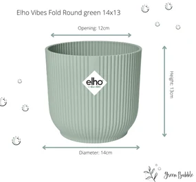Pot elho Vibes Fold Round groen