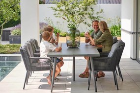 Tuinset 6 personen 240 cm Rope Grijs Lifestyle Garden Furniture Advance/Sophia