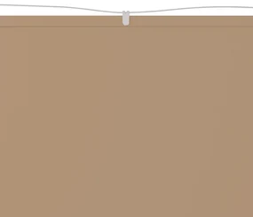 vidaXL Luifel verticaal 60x270 cm oxford stof taupe